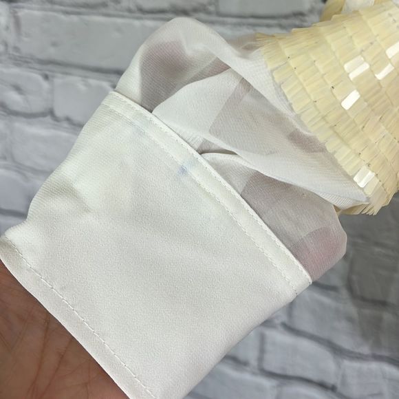 ASOS palliates top button down cream off white oversized see photos - Picture 4 of 14